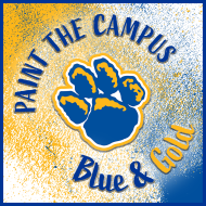 Paint the Campus Blue & Gold logo