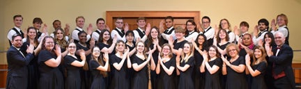 Photo of Chorale & Chamber Singers members
