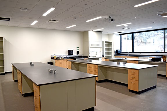 Laboratory space in Life Sciences Building