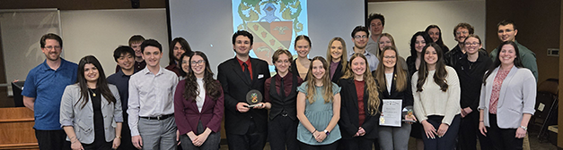 Pitt-Greensburg's award winning chapter of Beta Beta Beta
