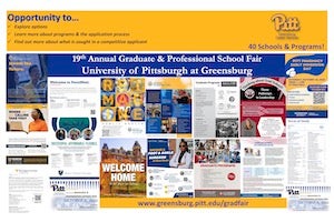 19th Annual Graduate & Professional School Fair Advertisement