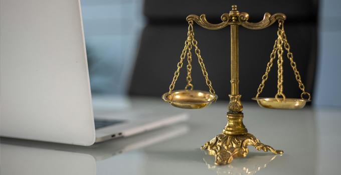 weight scale on a desk